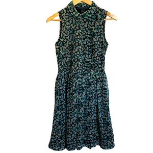 Floral drape shirtdress French Connection size 6